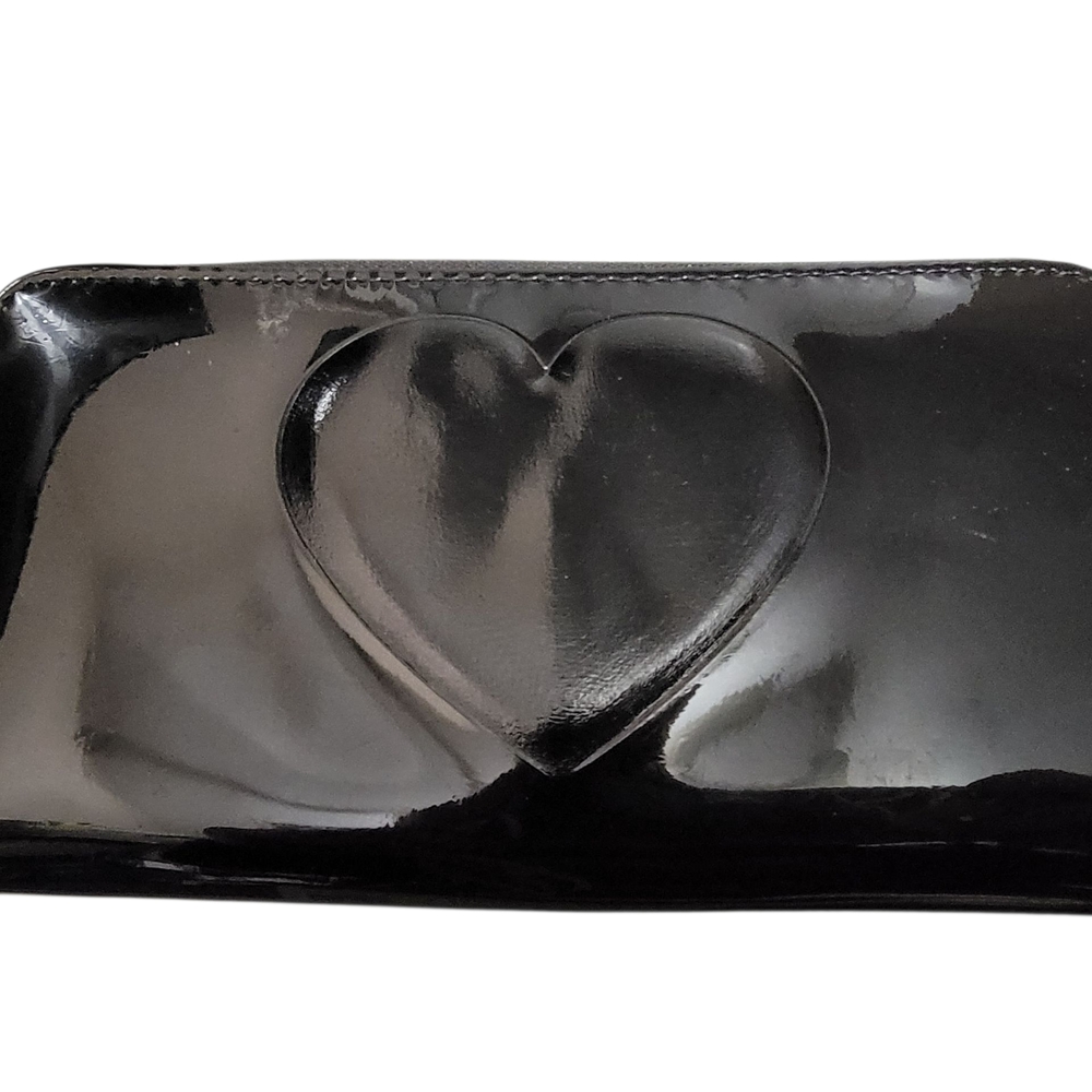Betsey Johnson Black Patent Wallet - Picture 2 of 3